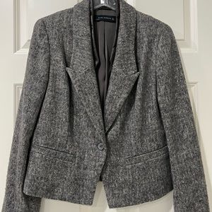 Zara jacket. A really unique design, w double removable collar. Europe-bought.